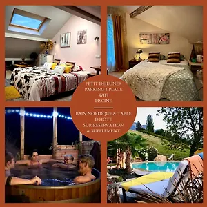 A La Marc'quize D'hotes, Piscine A Debordement En Exterieur Et Partagee, Bain Nordique A 38 Degres En Prestation Supplement Sur Reservation Horaire Anticipee 1 Place De Parking Sur Reservation Horaire Et Anticipee Couette-café Mouxy